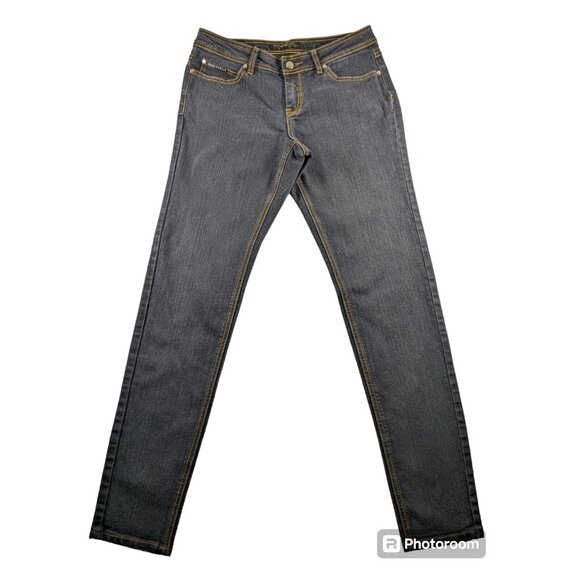 Rocawear Skinny Women's size 13 Dark Wash Blue Denim Jeans - Picture 2 of 9